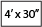 4x30 table